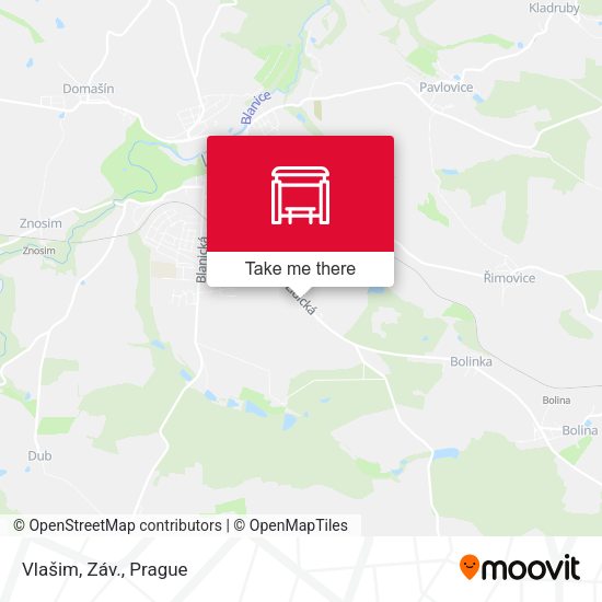 Карта Vlašim, Záv.