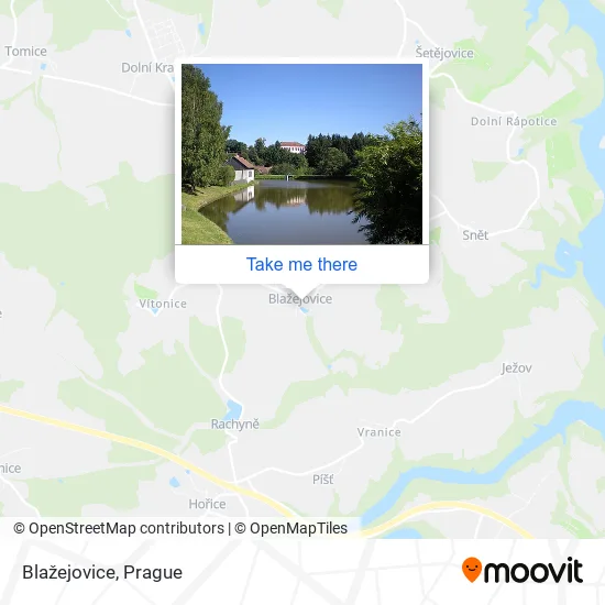 Карта Blažejovice