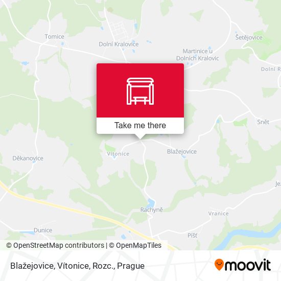 Blažejovice, Vítonice, Rozc. map