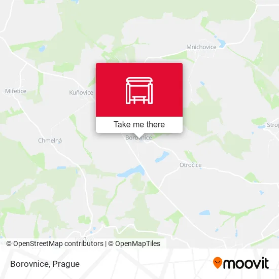 Карта Borovnice