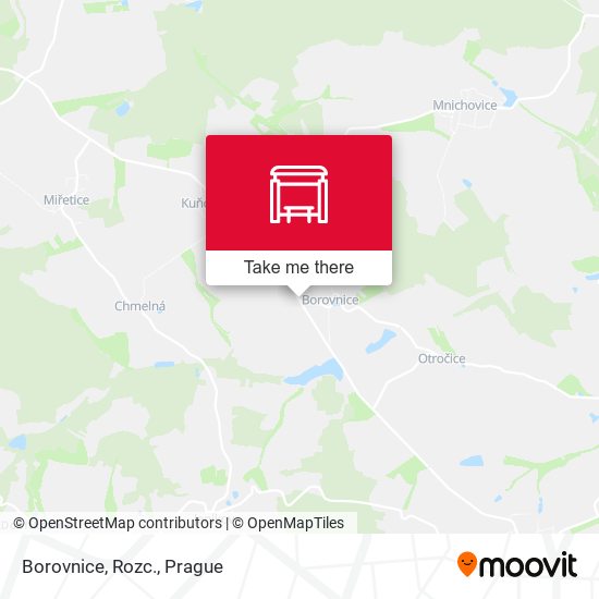 Карта Borovnice, Rozc.