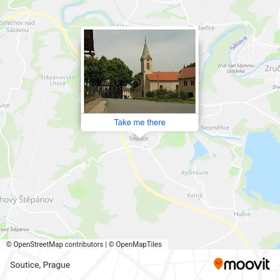 Карта Soutice