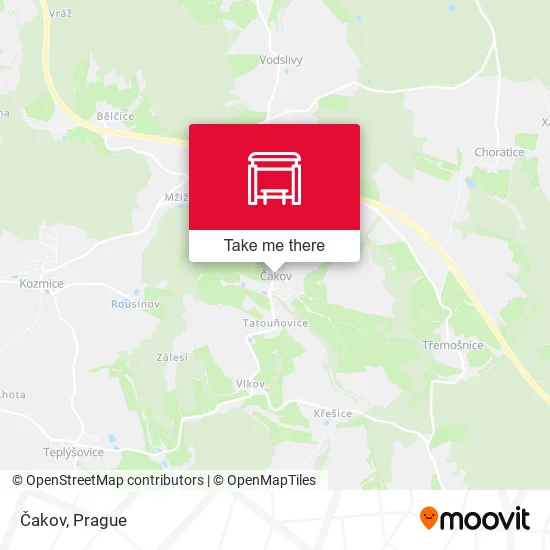 Карта Čakov