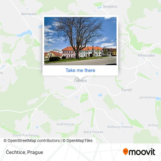 Карта Čechtice