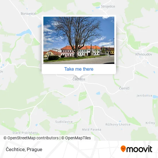 Карта Čechtice