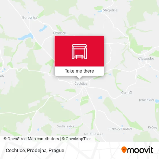 Čechtice, Prodejna map