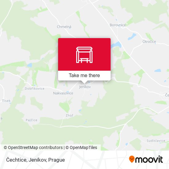 Čechtice, Jeníkov map