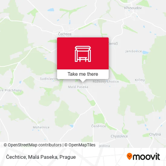 Čechtice, Malá Paseka map