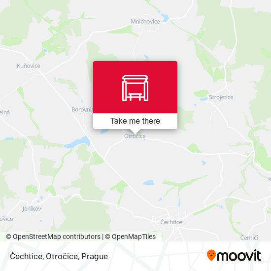 Карта Čechtice, Otročice