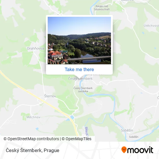 Карта Český Šternberk