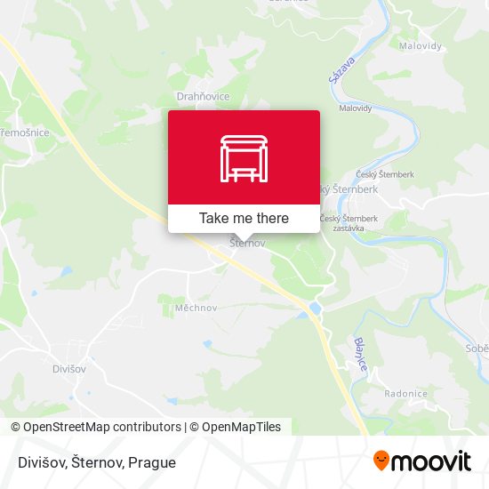 Карта Divišov, Šternov