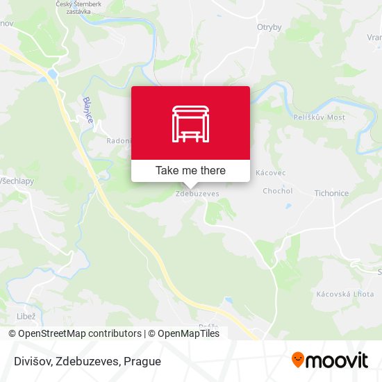 Divišov, Zdebuzeves map