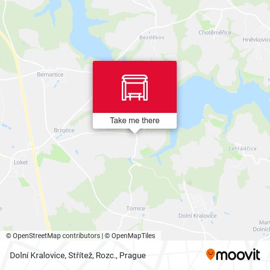 Dolní Kralovice, Střítež, Rozc. map