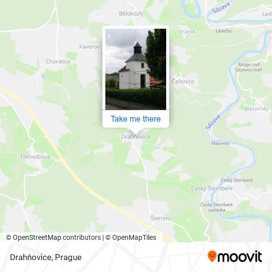 Карта Drahňovice