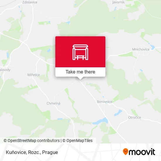 Карта Kuňovice, Rozc.