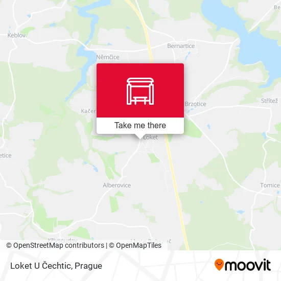 Карта Loket U Čechtic