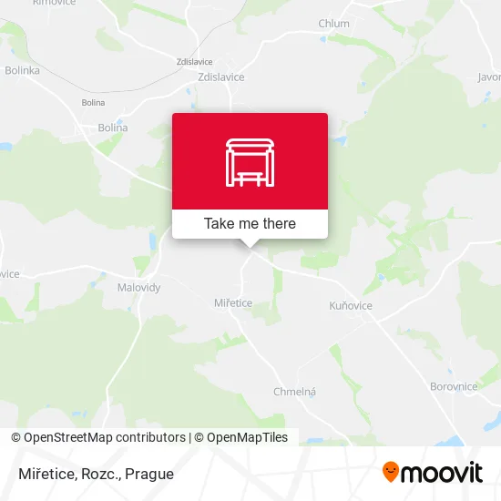 Карта Miřetice, Rozc.