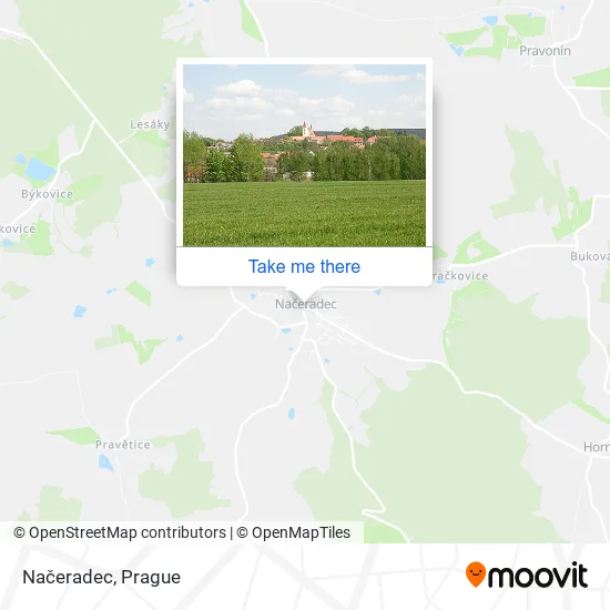 Карта Načeradec