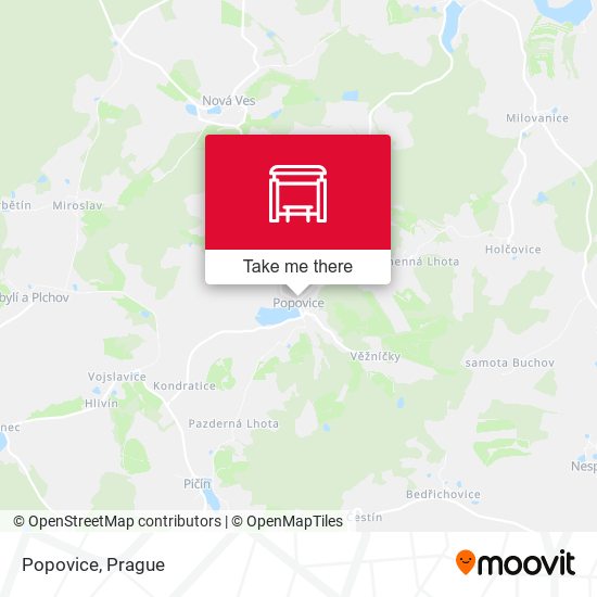 Popovice map