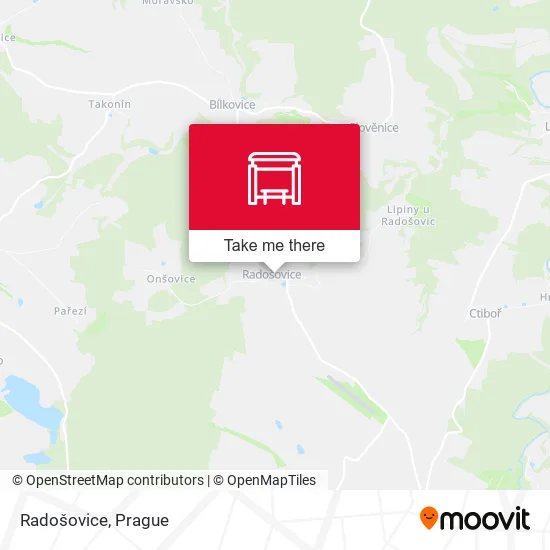 Карта Radošovice