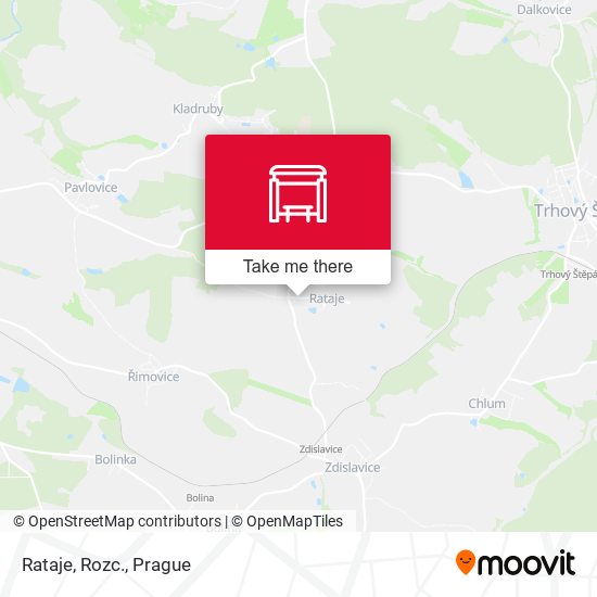 Карта Rataje, Rozc.