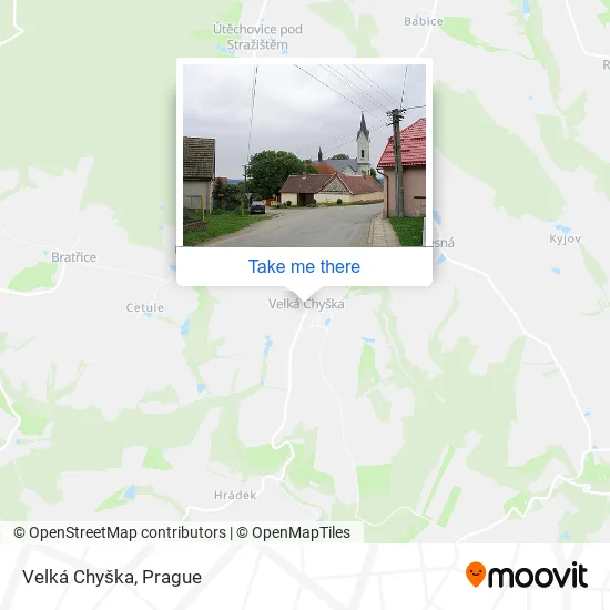 Карта Velká Chyška