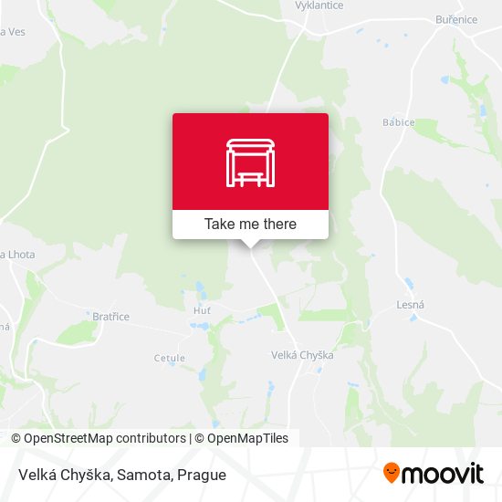 Velká Chyška, Samota map