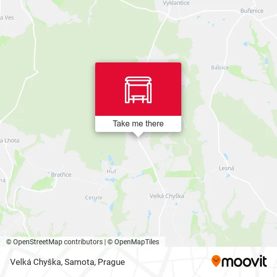 Карта Velká Chyška, Samota