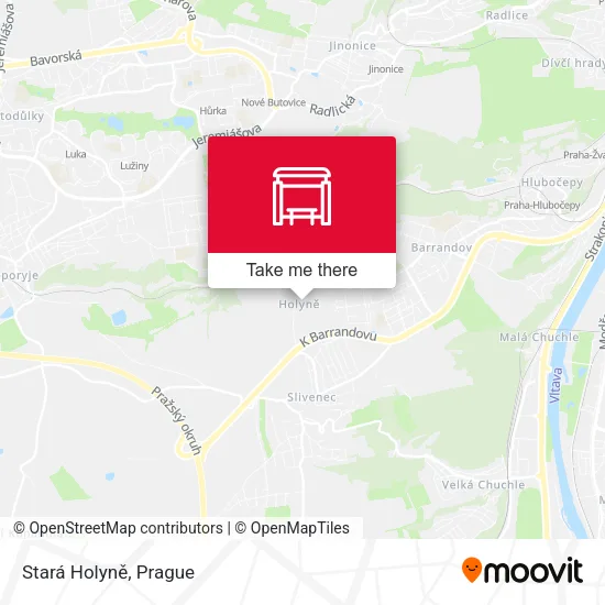 Карта Stará Holyně