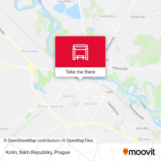 Карта Kolín, Nám.Republiky