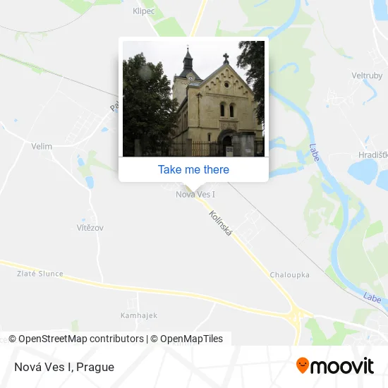 Карта Nová Ves I