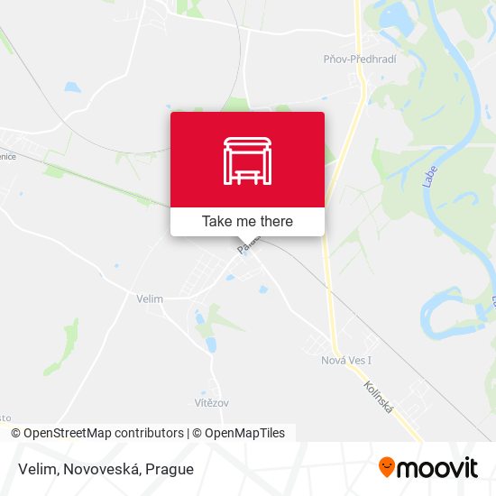 Velim, Novoveská map