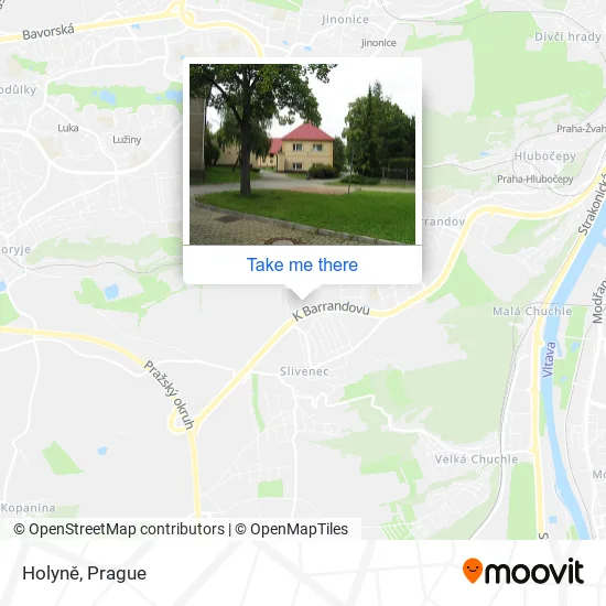Карта Holyně