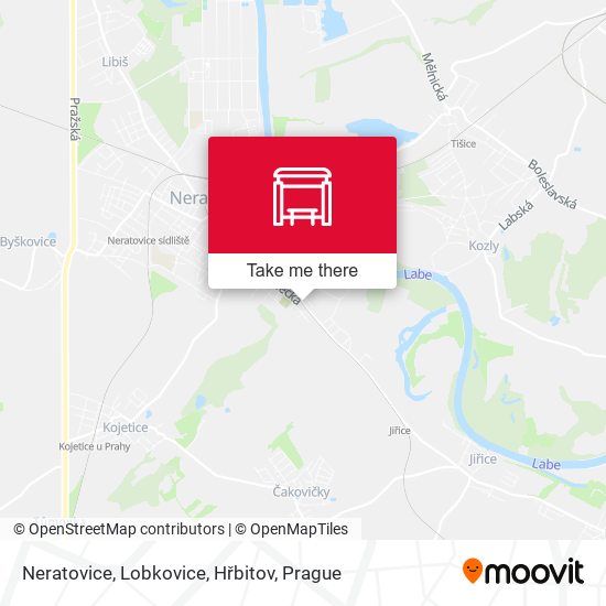 Карта Neratovice, Lobkovice, Hřbitov