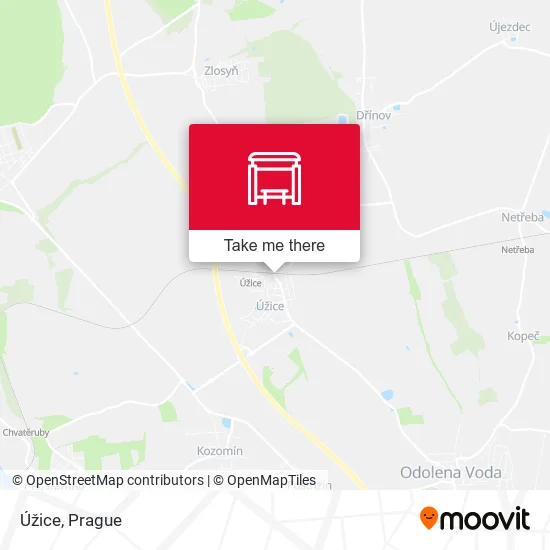 Карта Úžice