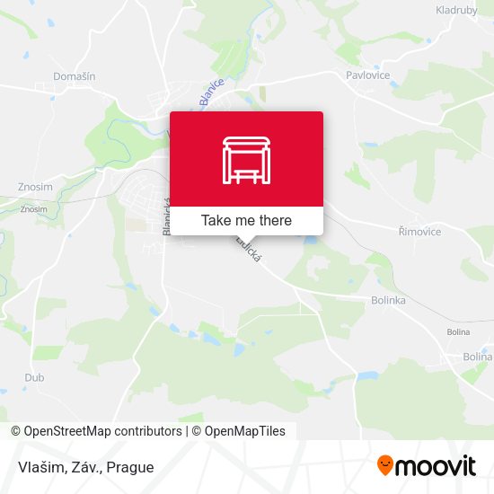 Карта Vlašim, Záv.