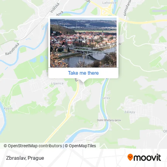 Карта Zbraslav