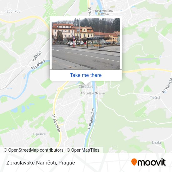 Zbraslavské Náměstí map