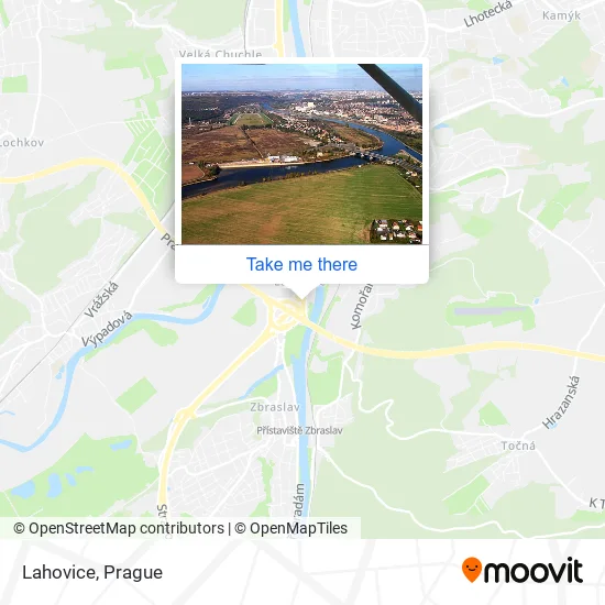 Карта Lahovice