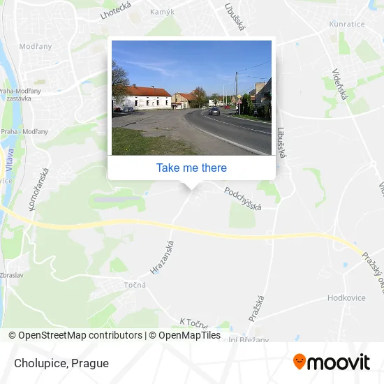 Карта Cholupice