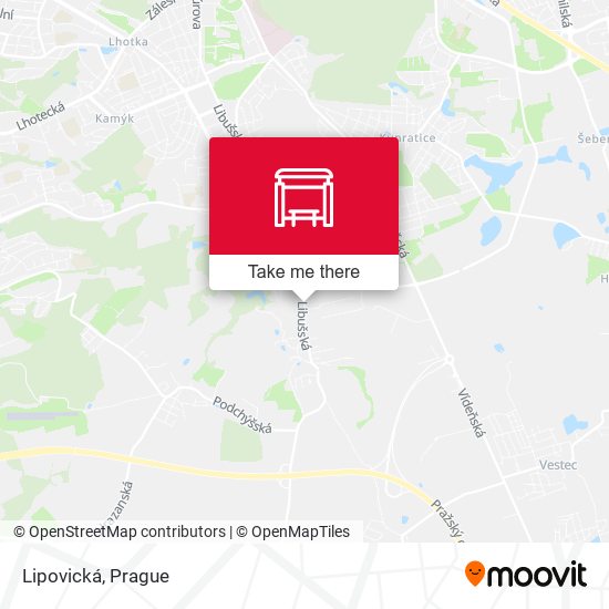 Карта Lipovická