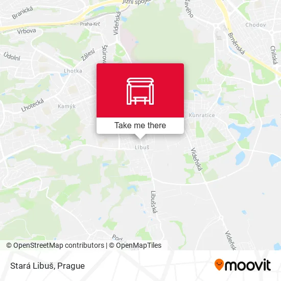 Stará Libuš map