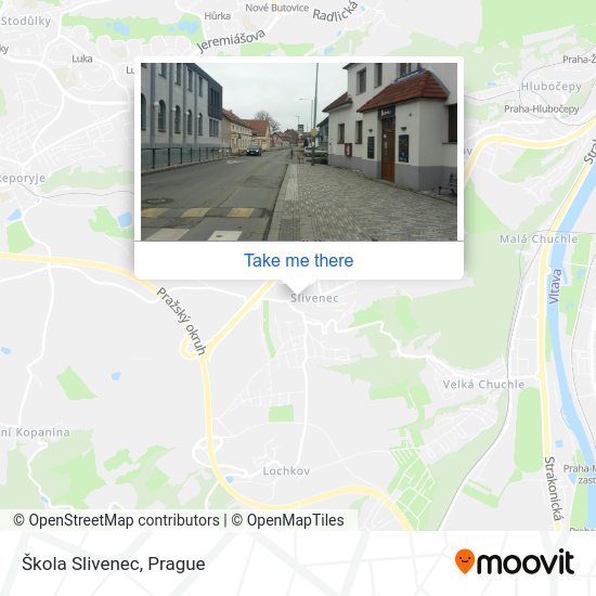 Карта Škola Slivenec