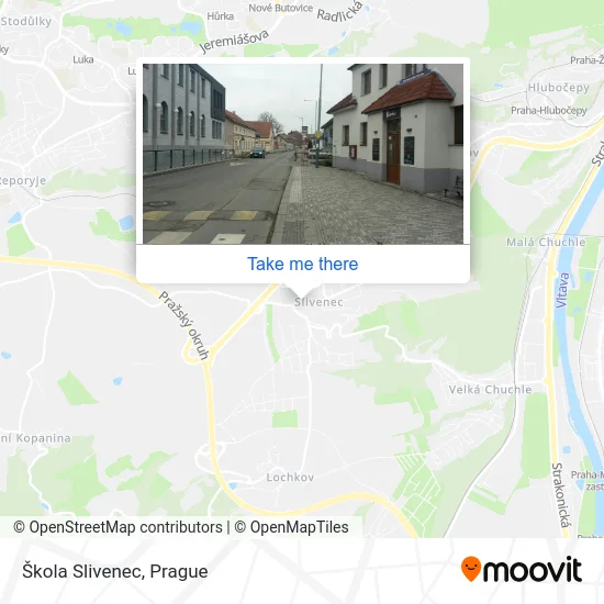 Карта Škola Slivenec