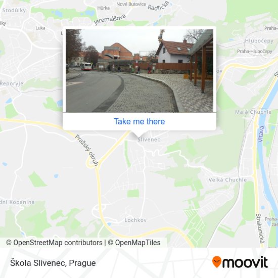 Карта Škola Slivenec