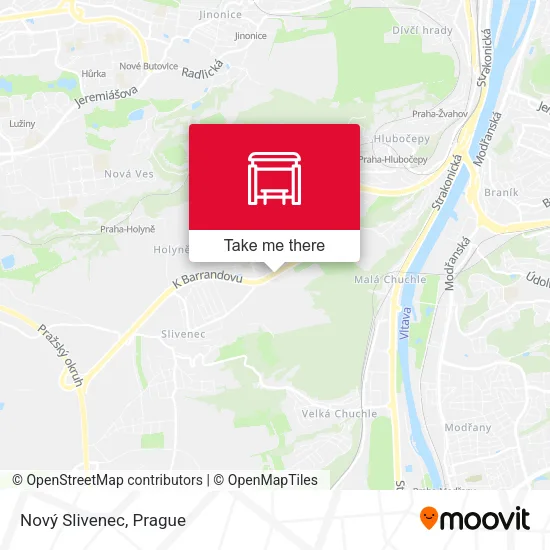Карта Nový Slivenec