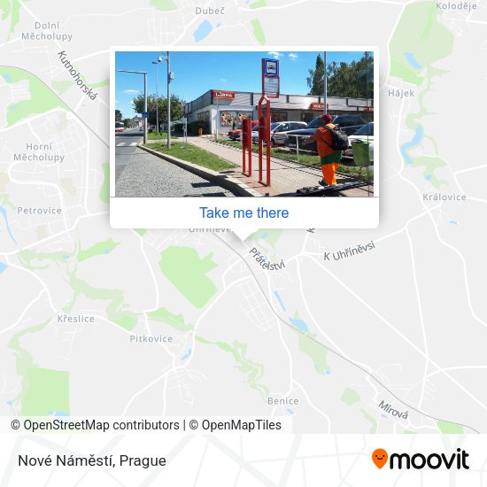 Nové Náměstí map