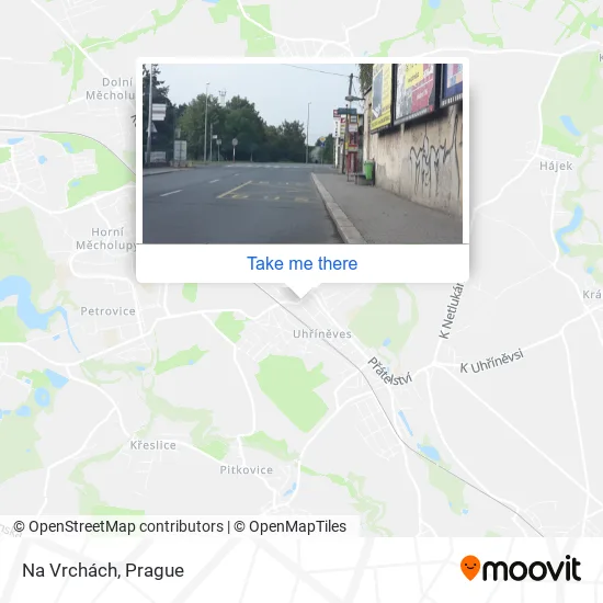 Карта Na Vrchách