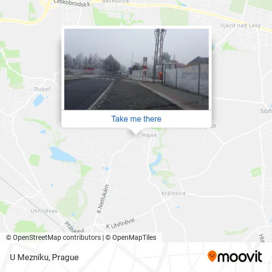 Карта U Mezníku