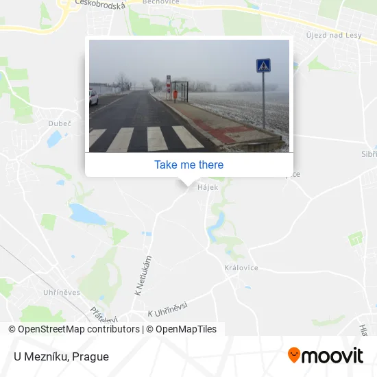 Карта U Mezníku